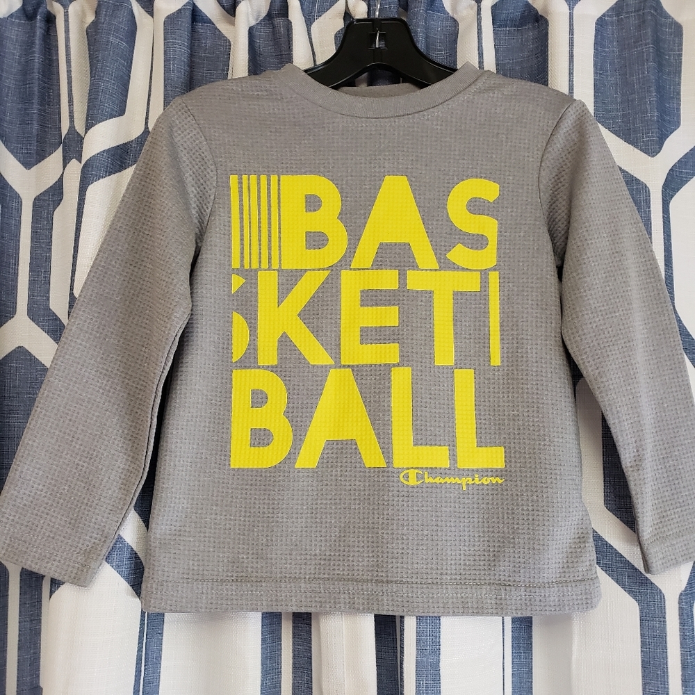 Champion Authentic Grey Thermal Boys 4t